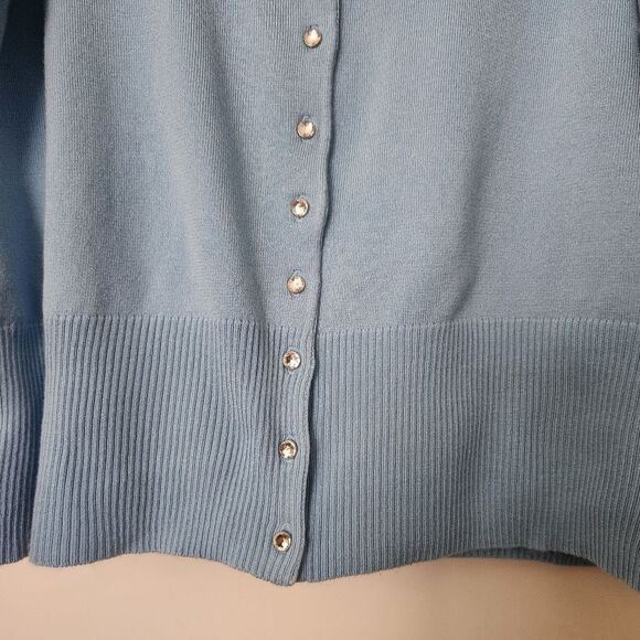Rocket 898 by RGL Vintage Jeweled Button Front Sweater - Picture 4 of 5